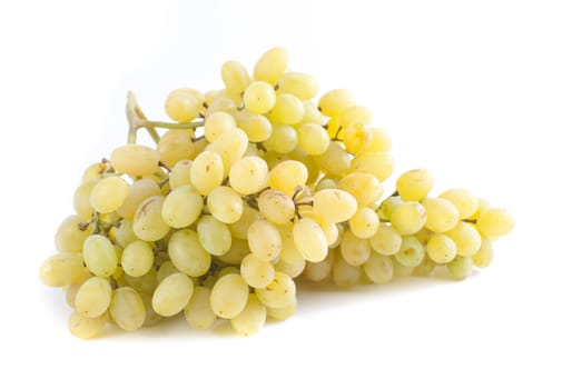 Grapes on a white background