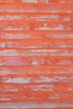 red striped wooden with grunge paint, textured surface