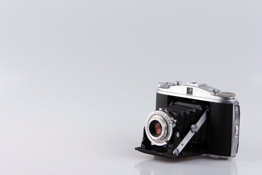 Details of an old analog retro Camera