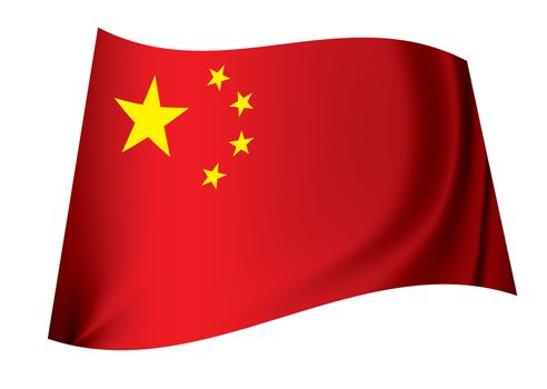 red flag with yellow stars representing peoples republic of china