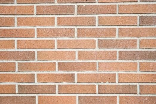 Red brick clean seamless wall.