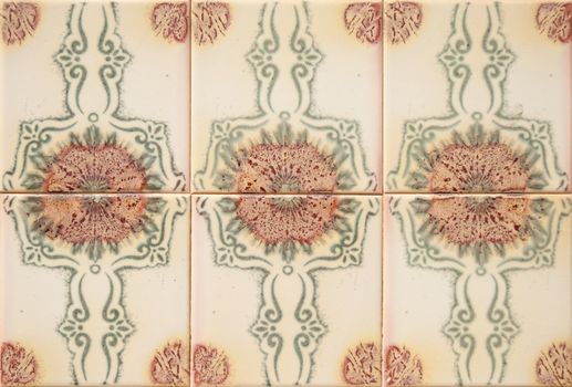 Ornamental old typical tiles from Portugal.