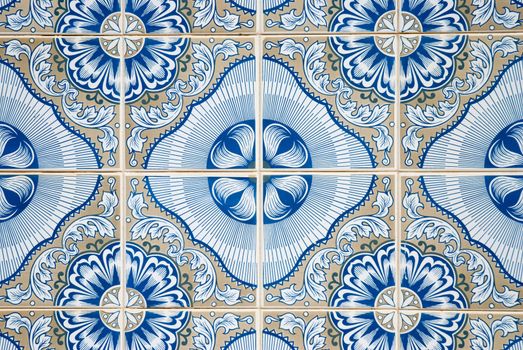 Ornamental old typical tiles from Portugal.