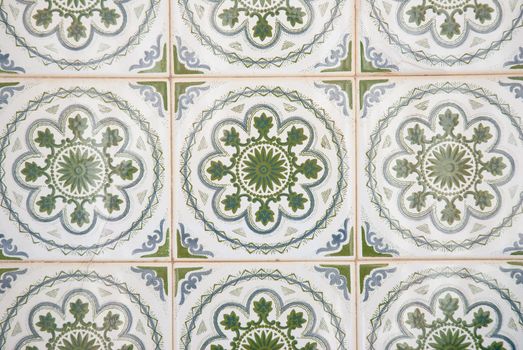 Ornamental old typical tiles from Portugal.