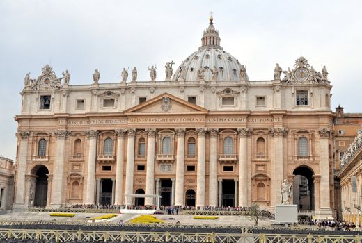 Basilica church of Saint Peter (San Pietro), Rome, Italy