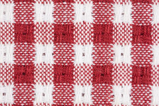 Red and White Checkered Picnic Blanket Tablecloth Detail
