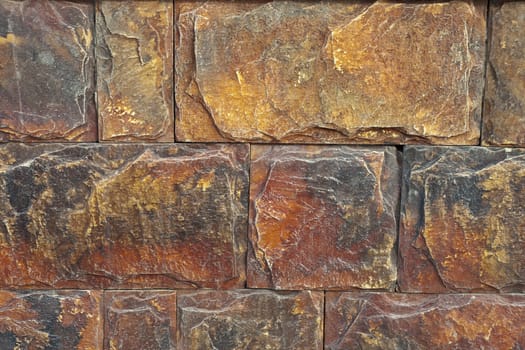 The Background with old red painted brick wall