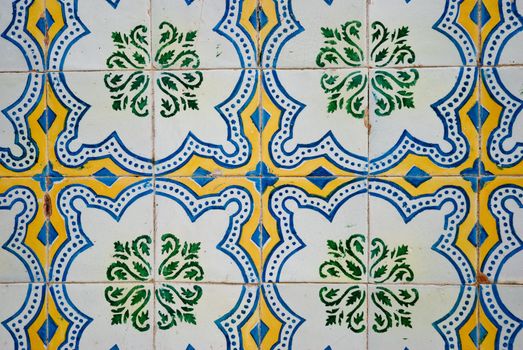 Ornamental old typical tiles from Portugal.