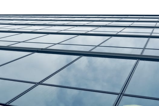 Modern highrise skyscraper steel and glass architecture