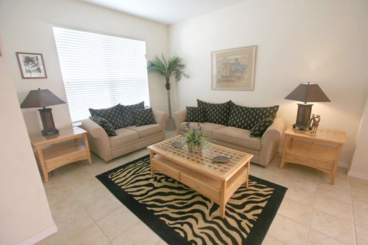 An Interior Sitting Room in a Home