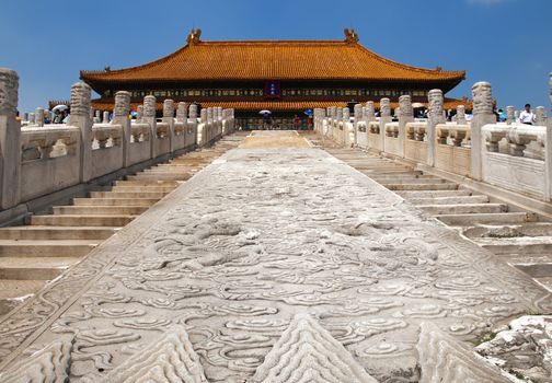 The Forbidden City in Beijing, China, July 20 2010. To relieve congestion 70% of the Forbidden City is to open to the public by 2020, instead of the current 30%.