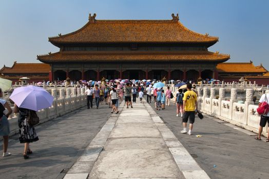 The Forbidden City in Beijing, China, July 20 2010. To relieve congestion 70% of the Forbidden City is to open to the public by 2020, instead of the current 30%.
