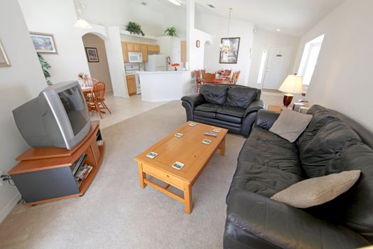 An Interior Living Room of a Home