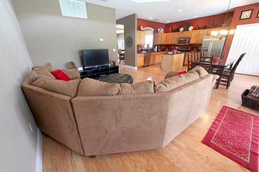 An Interior Living Area in a Home