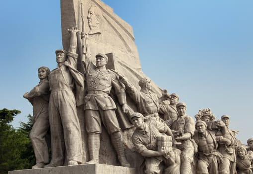 People's Statue in Tiananmen Square, Beijing, China