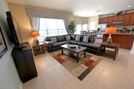 An Interior Living Area in a Home