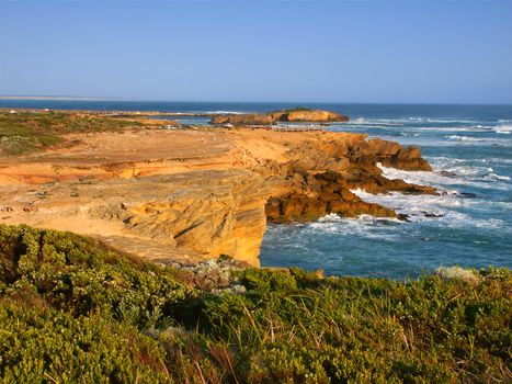 The rocky coastline of southern Australia near Warrnambool, Victoria.