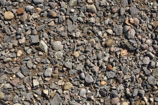 Blue Rock Gravel or Pebble Background