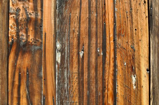 Burned Old Wood Grunge Background