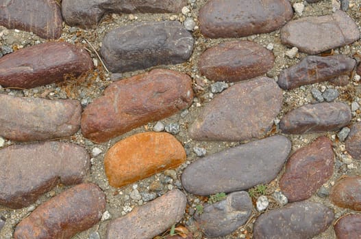 Old Cobblestone Road Background with space for text