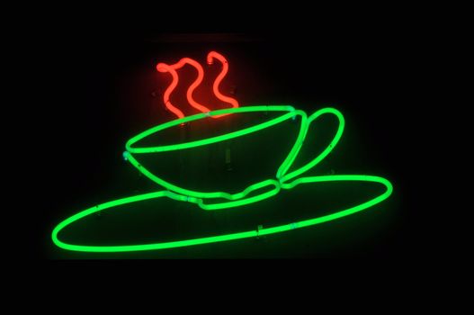 Coffee Cup Neon  Light Sign