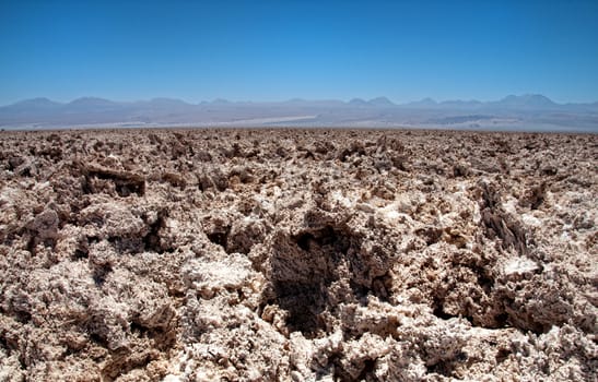 Salt Fields in the Atacama Desert, Chile