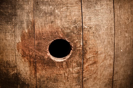 Wine Barrel Wooden Knot Peep Hole