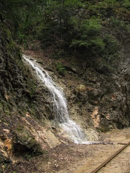 Falls, stream, water, moisture, beauty, Caucasus, relief, landscape