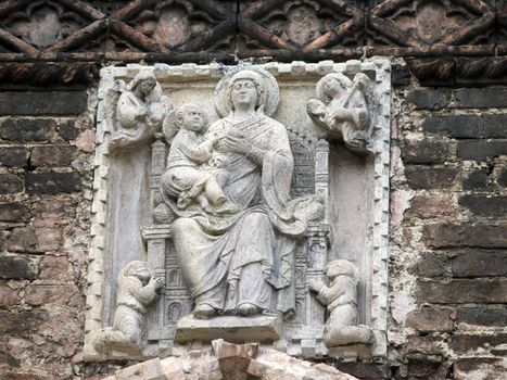 Detail from The church of Santa Maria Gloriosa dei Frari - Venice