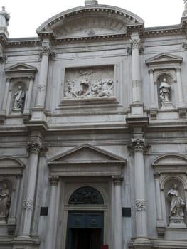 Fa�ade of San Rocco Church - Venice italy