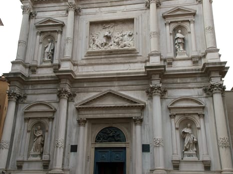 Fa�ade of San Rocco Church - Venice italy
