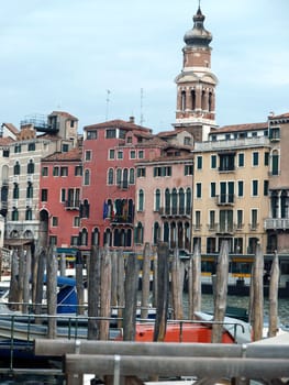 Venice - Exquisite antique buildings along Canal Grande