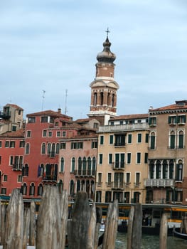 Venice - Exquisite antique buildings along Canal Grande