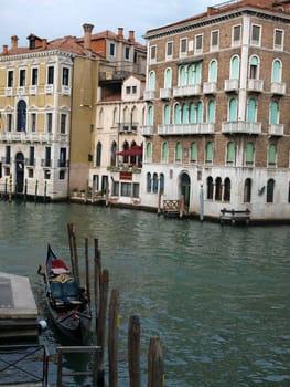 Venice - Exquisite antique buildings along Canal Grande