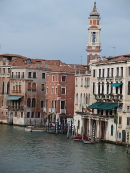 Venice - Exquisite antique buildings along Canal Grande