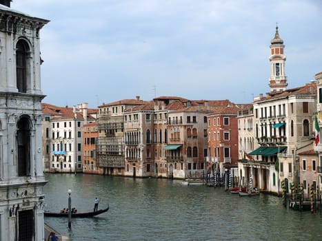 Venice - Exquisite antique buildings along Canal Grande