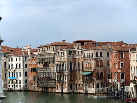 Venice - Exquisite antique buildings along Canal Grande