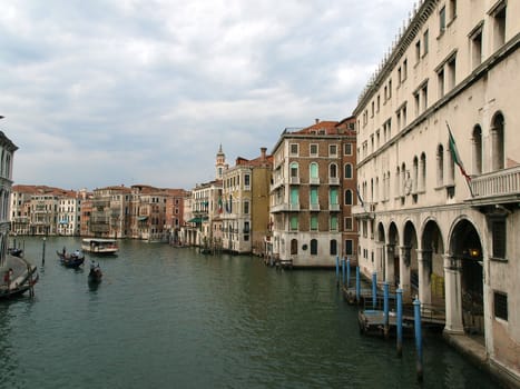 Venice - Exquisite antique buildings along Canal Grande