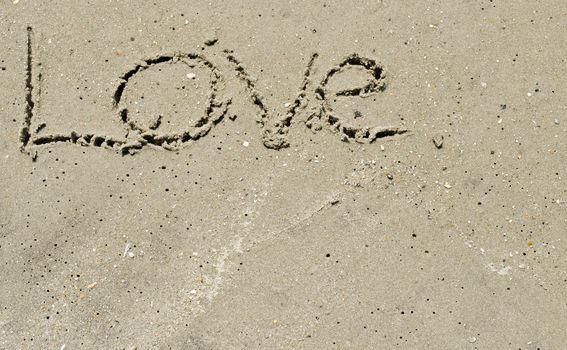 Love in the sand - Background