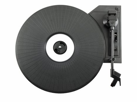 Turntable isolated on a white back ground