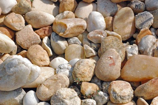 Pebbles and shadows background