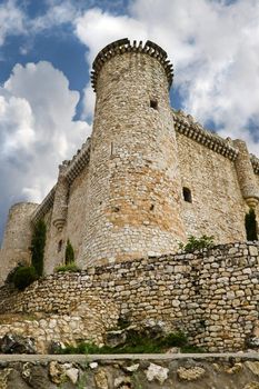 Torija´s Castle in Spain, medieval building.