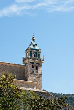 The Valldemossa Charterhouse (Spanish: Real Cartuja de Valldemossa, translatable as: Royal Carthusian Monastery of Valldemossa) is a former Carthusian monastery in Valldemossa, Majorca