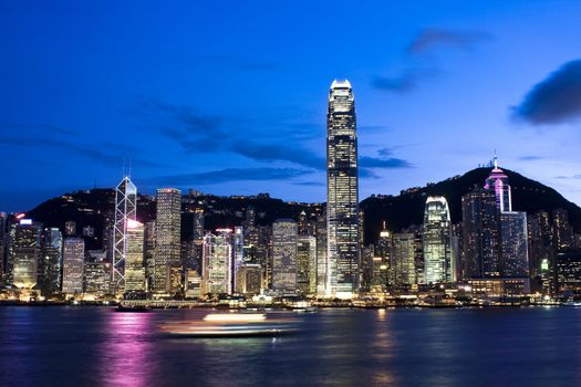 hong kong and modern building for texture