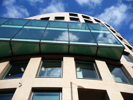 One of the many modern buildings in central London.