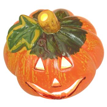 Halloween Jack o lantern orange pumpking lamp