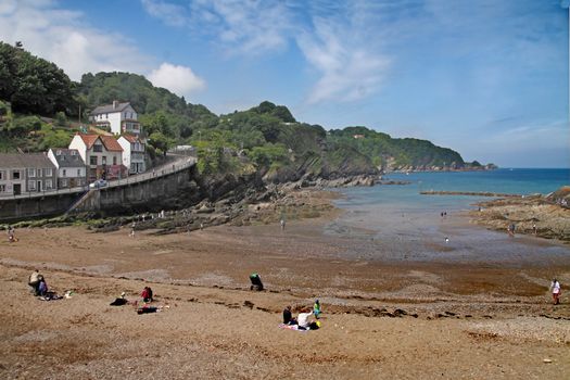 The seaside resort of Combe Martin is in North Devon, England.