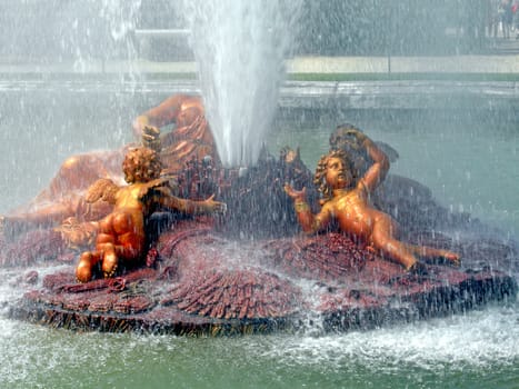 Baroque fountain, Paris, France