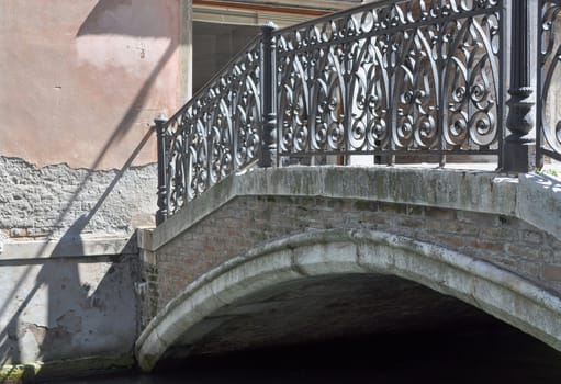 View of the town of Venice (Venezia) in Italy