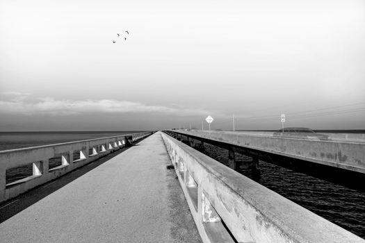 Old seven miles bridge to Key West